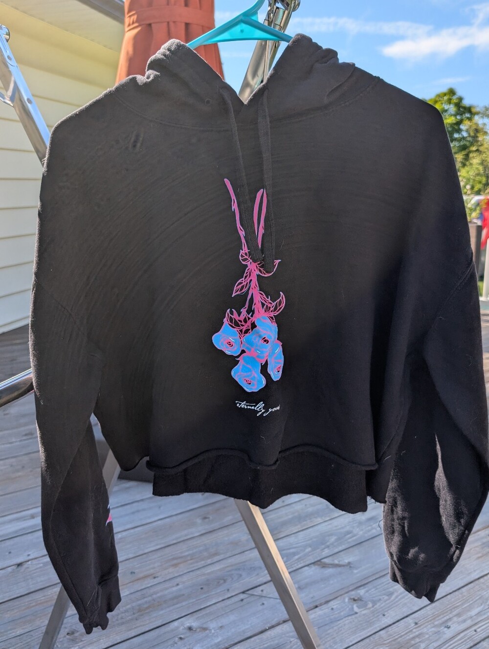 Motionless In White Cropped Hoodie